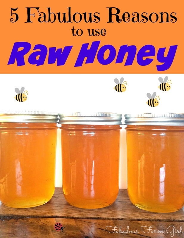5 Fabulous Reasons To Use Raw Honey by FabulousFarmGirl. Discover the amazing benefits of raw honey. An all-natural go-to remedy for so many things.
