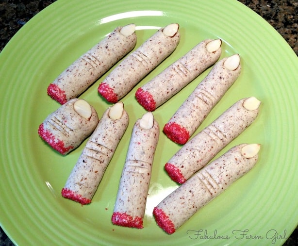 Severed Finger Cookies by FabulousFarmGirl. It's not Halloween until you eat some fingers.