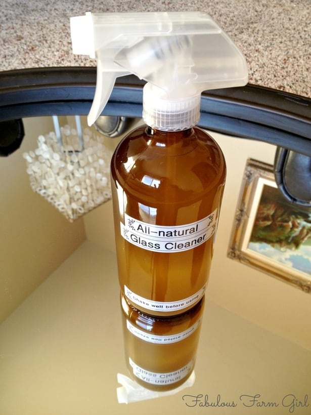 All-Natural Glass Cleaner by FabulousFarmGirl. Costs only pennies and it works great!