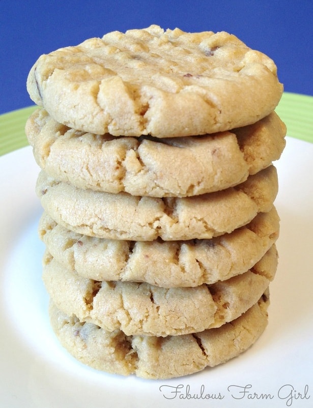 Peanut Butter Chocolate Chip Cookies by FabulousFarmGirl. You can make these without chocolate chips but why would you? Soft and chewy!
